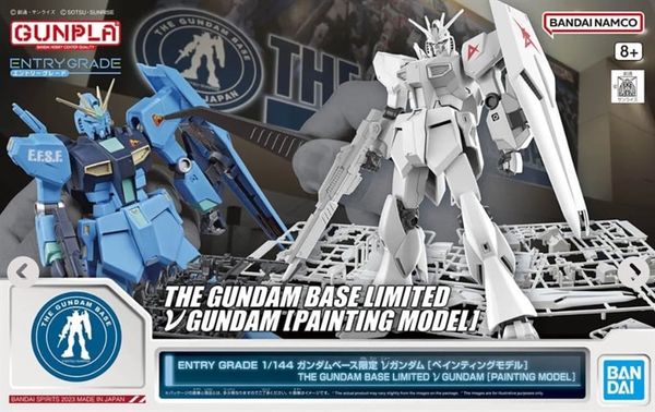 ENTRY GRADE 1/144 THE GUNDAM BASE LIMITED NU GUNDAM - PAINTING MODEL