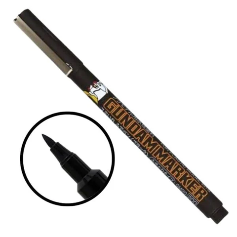 Bút Kẻ Line Mô Hình dạng cọ Gundam Marker GM20 - Black