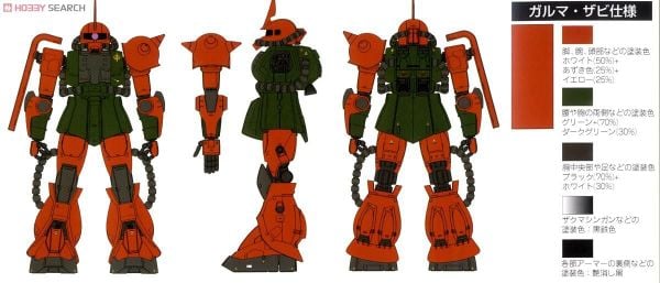 [Pre-order / Đặt trước] PG 1/60 MS-06S ZAKU 2