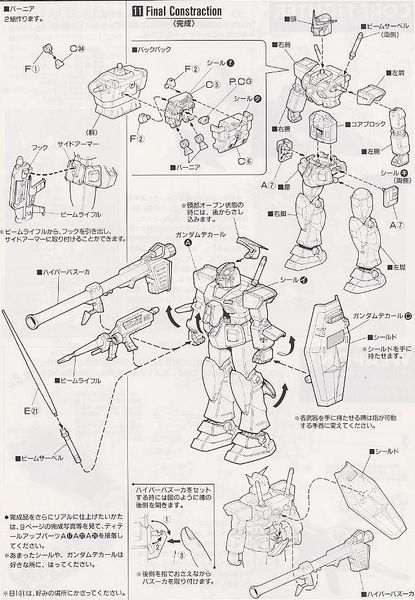 MG 1/100 Gundam RX-78-3 G-3 Gundam