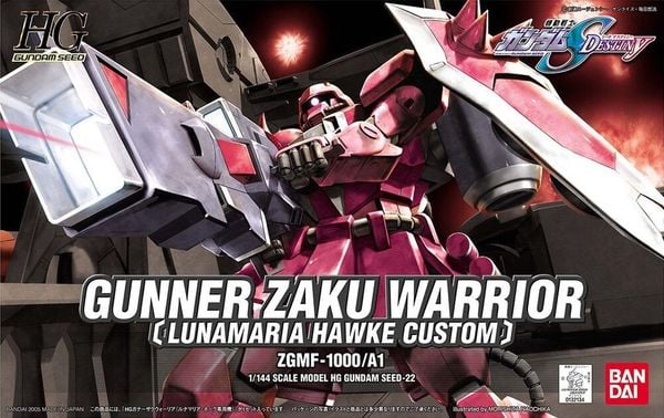 HG SEED 1/144 GUNNER ZAKU WARRIOR - LUNAMARIA HAWKE CUSTOM
