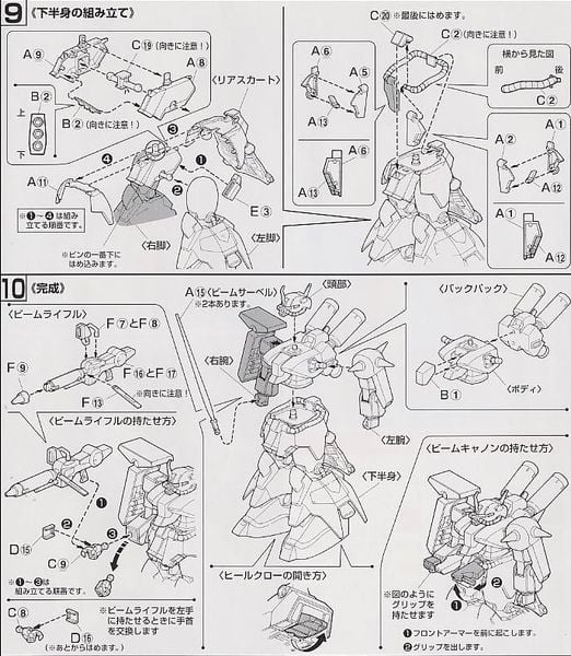HG UC 1/144 AMX-011S Zaku III Custom