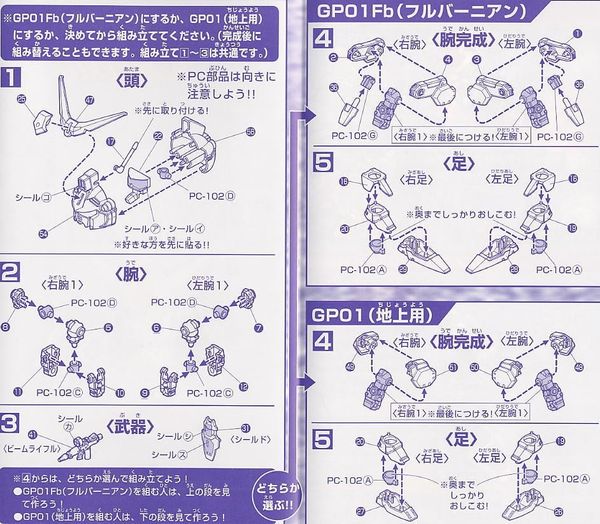 SD BB 193 GUNDAM GP-01Fb