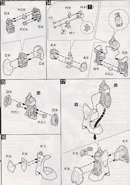 MG 1/100 MS-07B-3 Gouf Custom