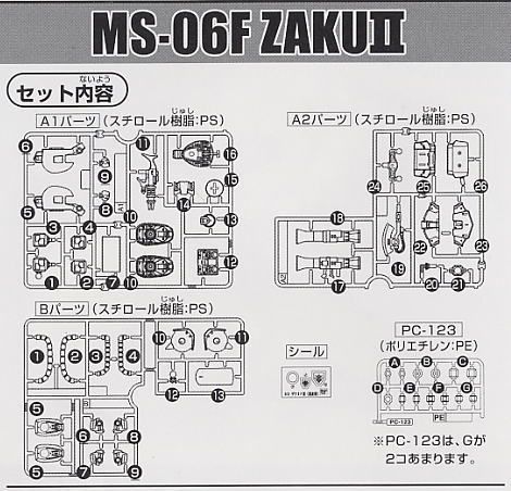 SD BB 218 MS-06F ZAKU 2