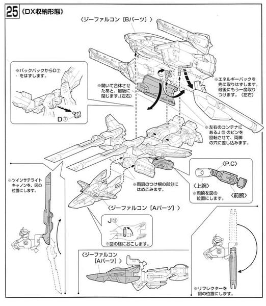HG 1/100 G Falcon Unit Double X