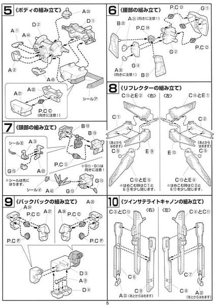 HG 1/100 G Falcon Unit Double X