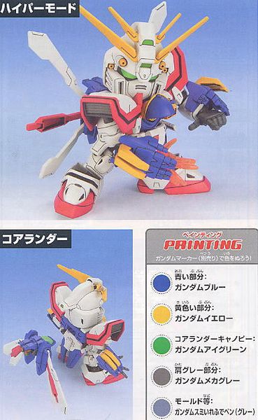 SD BB Senshi GF13-017NJII God Gundam