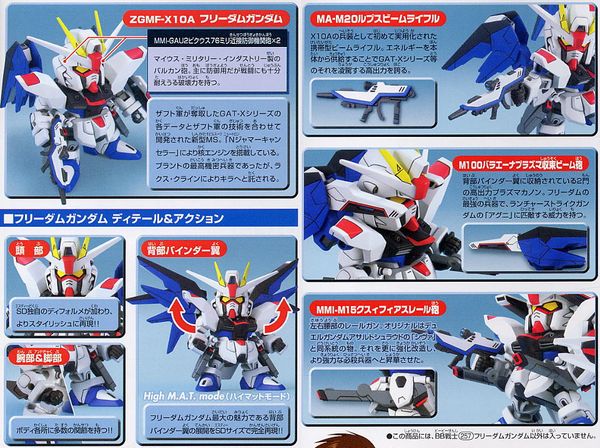 SD BB 257 FREEDOM GUNDAM