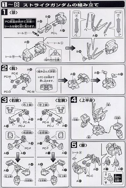 SD BB 259 STRIKE GUNDAM STRIKER WEAPON PACK