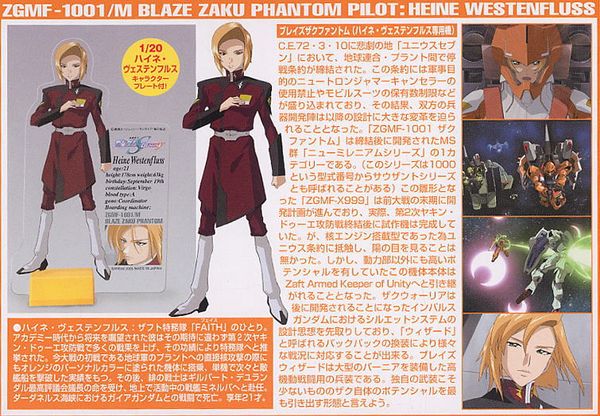 NG 1/100 HEINE'S BLAZE ZAKU PHANTOM