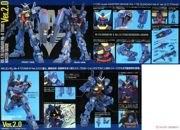 MG 1/100 RX-178 Gundam Mk II Titans Ver. 2.0