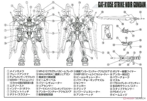 MG 1/100 STRIKE NOIR GUNDAM