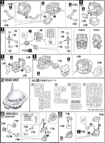 MG 1/100 MS-06S Zaku II / Zaku 2 Ver 2.0 - Char Aznable Custom