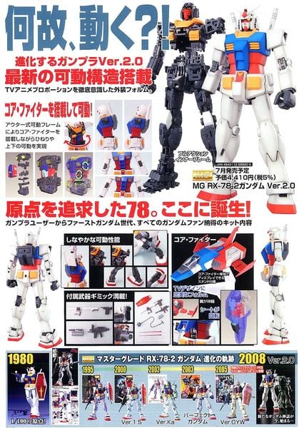MG 1/100 RX-78-2 Gundam Ver. 2.0