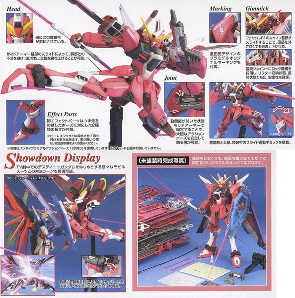 MG 1/100 ZGMF-X19A Infinite Justice Gundam