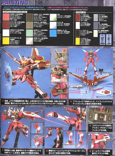 MG 1/100 ZGMF-X19A Infinite Justice Gundam