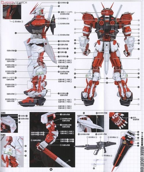 PG 1/60 GUNDAM ASTRAY RED FRAME