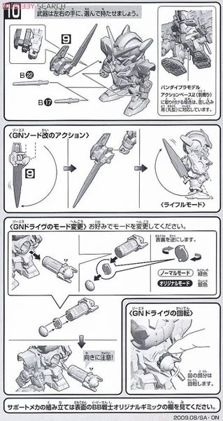 SD BB 334 GUNDAM EXIA REPAIR 2
