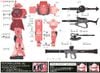 RG 1/144 MS-06S Zaku II - Char Aznable Custom