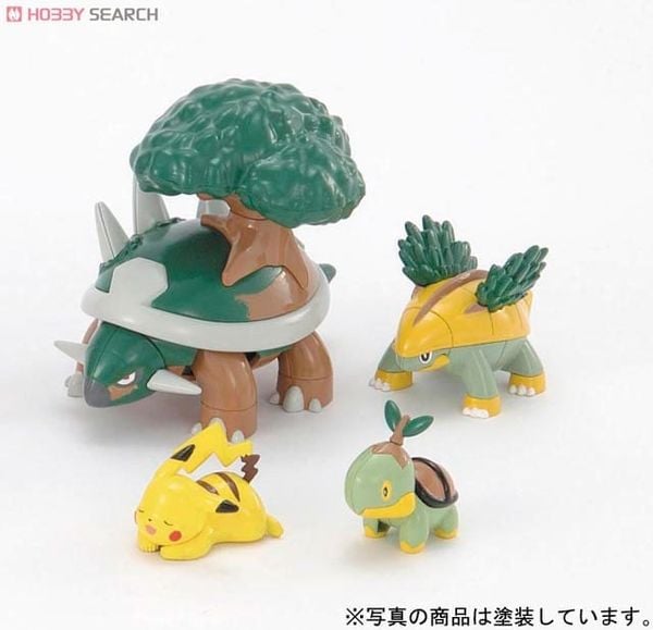 Pokemon Plastic Model Collection TORTERRA EVOLUTION SET