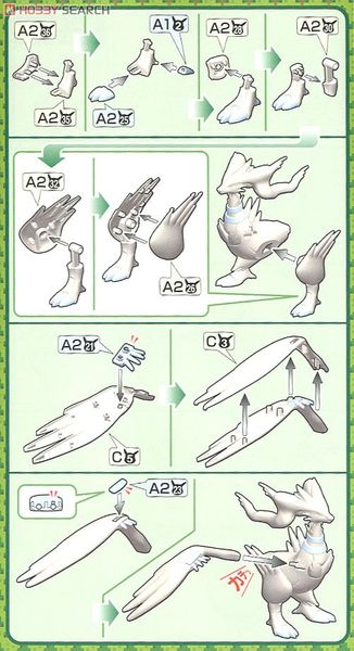 Pokemon Plastic Model COLLECTION 13 SELECT Reshiram