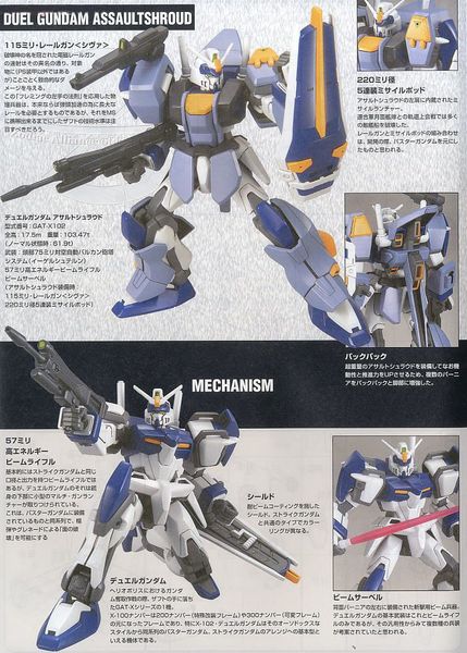 HG SEED 1/144 Duel Gundam Assaultshroud