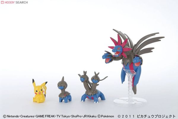 Pokemon Plastic Model Collection Hydreigon Evolution Set