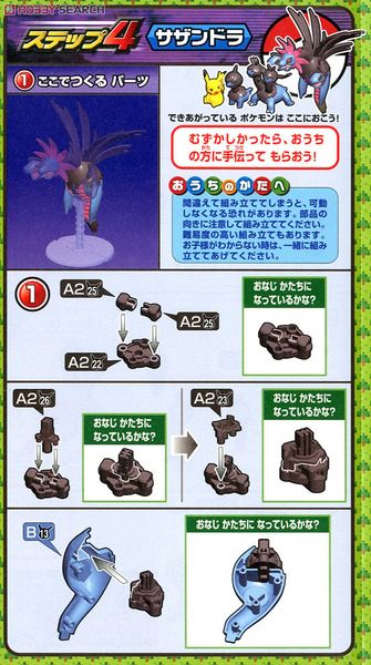 Pokemon Plastic Model Collection Hydreigon Evolution Set