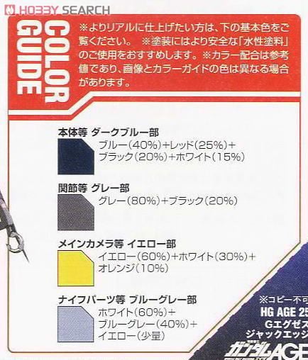 HG AGE 1/144 G Exes Jack Edge