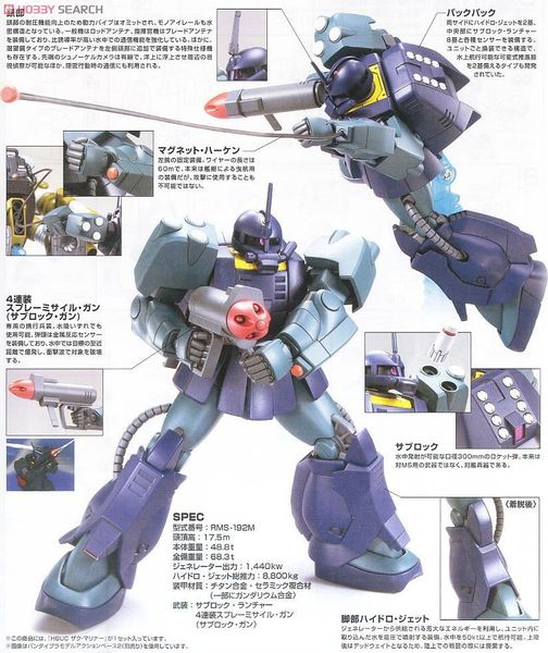 HG UC 1/144 Zaku Mariner