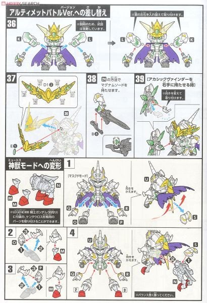 SD BB 385 LEGENDBB KNIGHT UNICORN GUNDAM