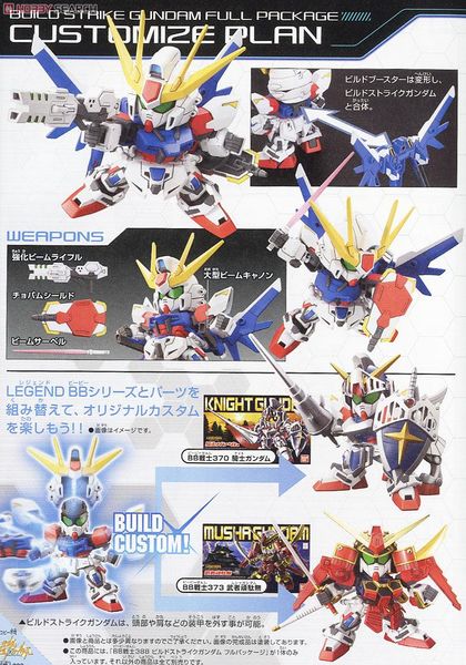 SD BB 388 BUILD STRIKE GUNDAM FULL PACKAGE
