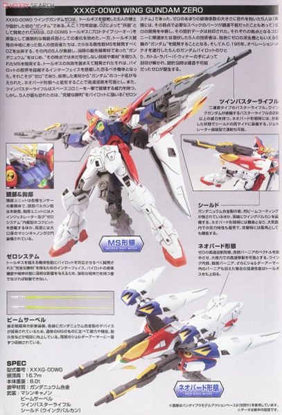 HG AC 1/144 XXXG-00W0 Wing Gundam Zero