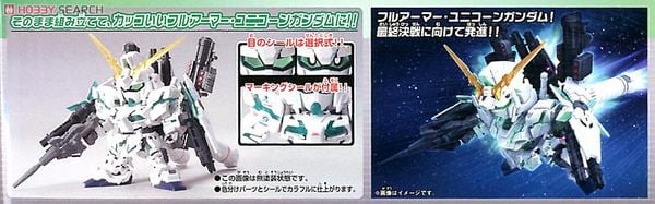 SD BB 390 FULL ARMOR UNICORN GUNDAM
