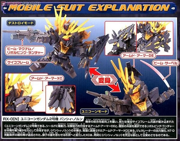 SD BB 391 UNICORN GUNDAM 02 BANSHEE NORN