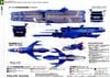 Mecha Collection - Space Battleship Yamato - 1/1000 GAIPERON MULTI LAYERED SPACE SHIP SHUDERG