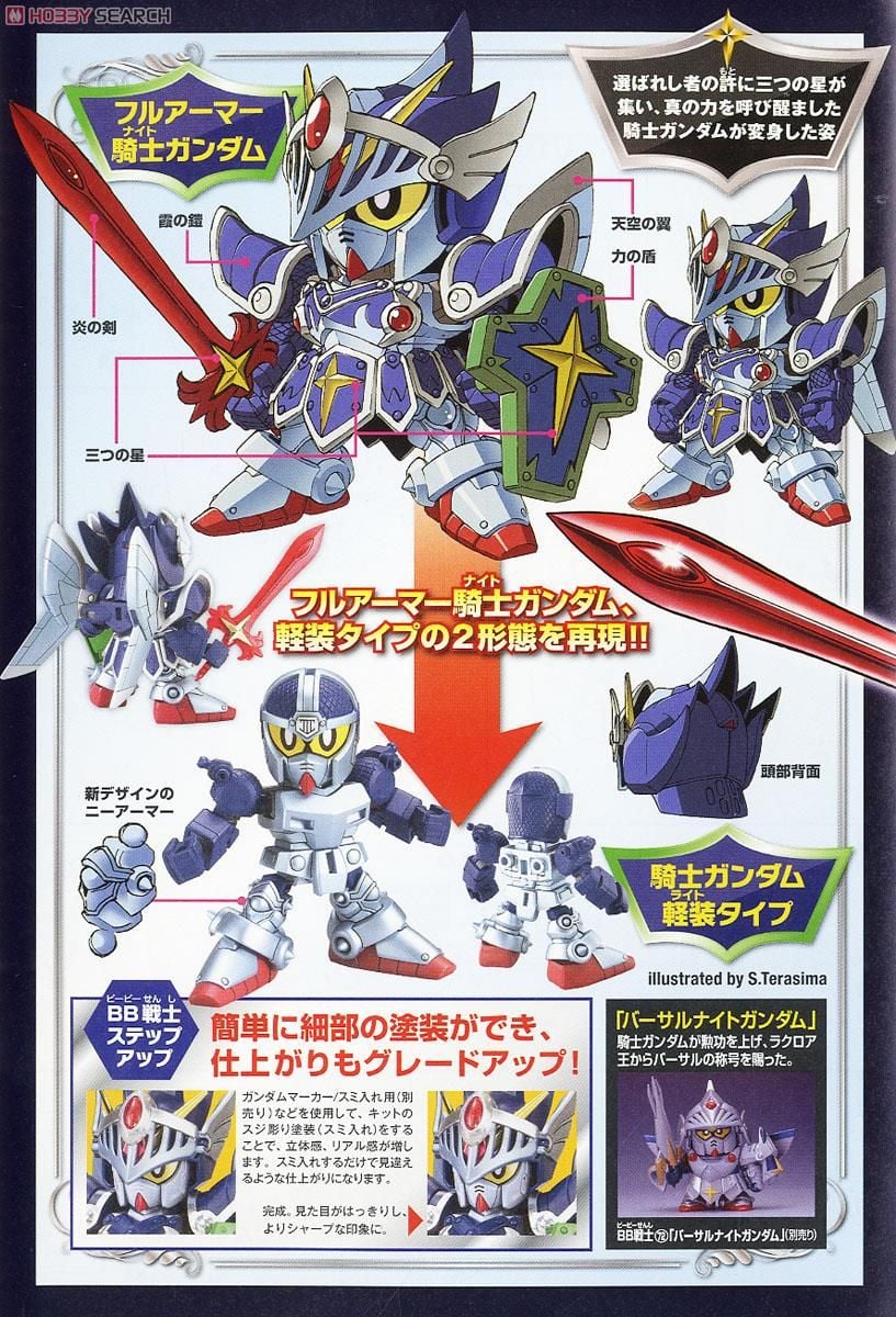 Bb Gundam Legend Full Armor Knight 393 Model Kit Bandai Model Kit 4573102622211