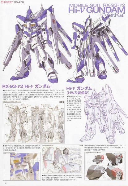 MG 1/100 RX-93-ν2 Hi-Nu GUNDAM Ver.Ka