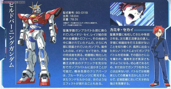 HG BF 1/144 BUILD BURNING GUNDAM