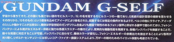 HG RECONGUISTA IN G 1/144 GUNDAM G-SELF