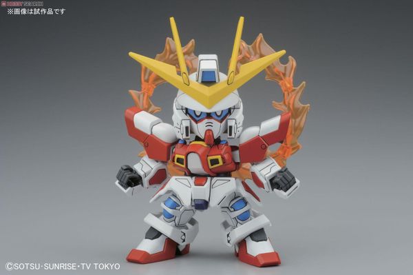 SD BB 396 BUILD BURNING GUNDAM