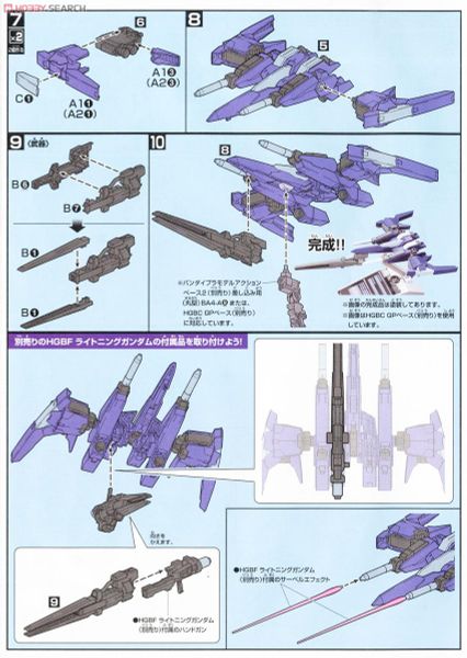 HGBC 1/144 LIGHTNING BACK WEAPON SYSTEM Mk-2