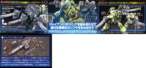 HG BC 1/144 GIANT GATLING