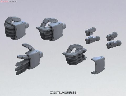 BUILDERS PARTS HD 1/144 MS HAND 02 - ZEON - DARK GRAY