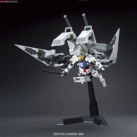 HG IBO 1/144 Gundam Barbatos & Long Distance Transport Booster Kutan Type-3