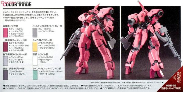 HG IBO 1/144 RYUSEI-GO / GRAZE CUSTOM 2