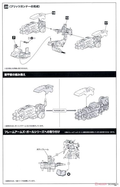 Kotobukiya GT001 Modeling Support Goods Gigantic Arms 01 Powered Guardian Kit
