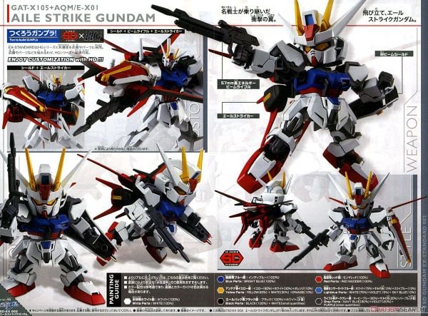 SD GUNDAM EX-STANDARD AILE STRIKE GUNDAM