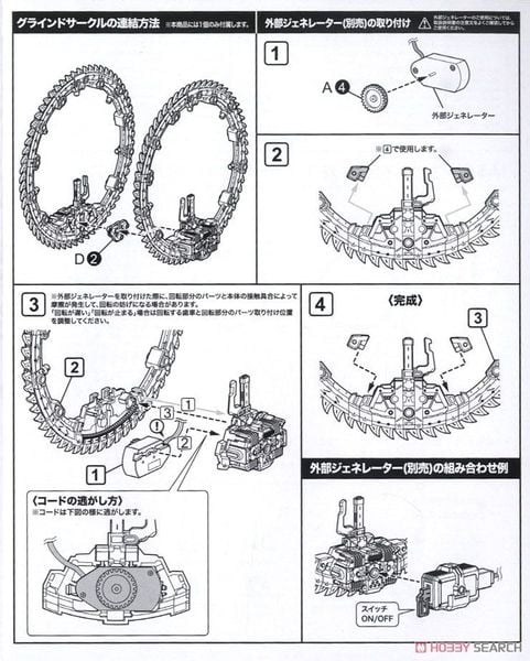 KOTOBUKIYA HEAVY WEAPON UNIT 13 GRIND CIRCLE
